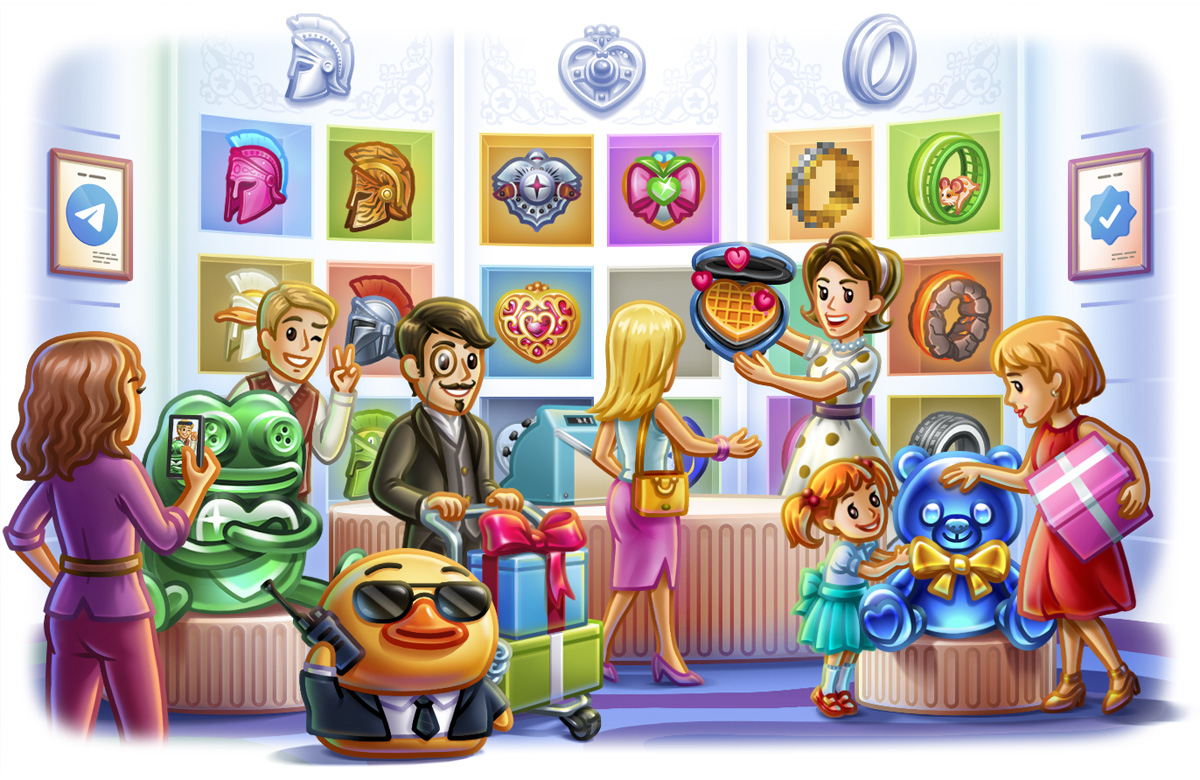 Telegram Launches Gift Marketplace and More