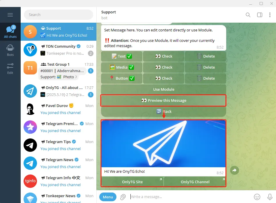 How to Set Auto Reply in Telegram?
