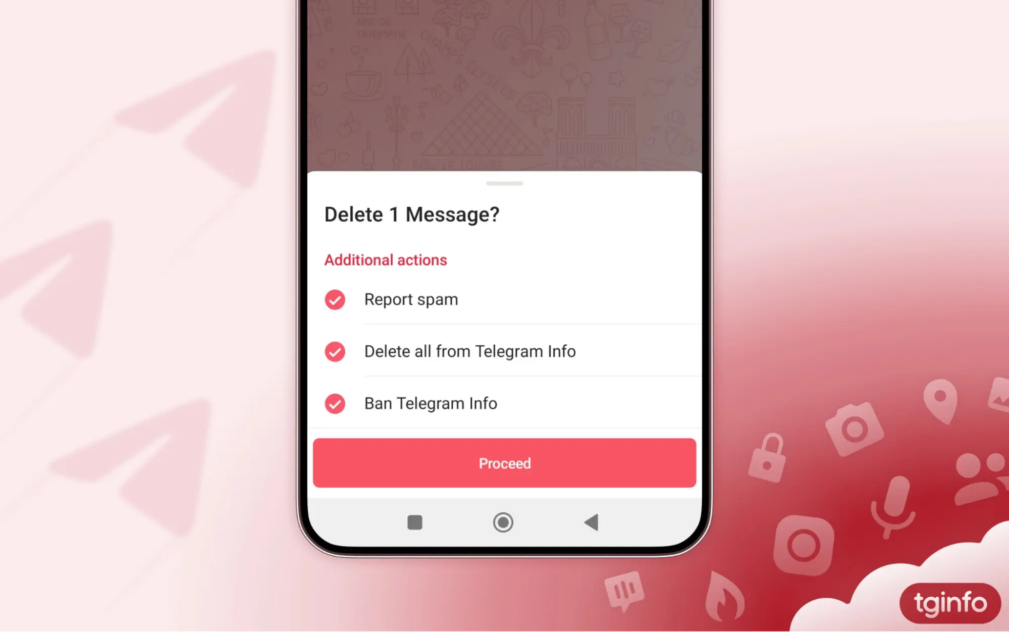 Telegram Updates Message Deletion Options for Group Admins
