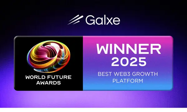 Galxe Wins “Best Web3 Growth Platform” at 2025 World Future Awards