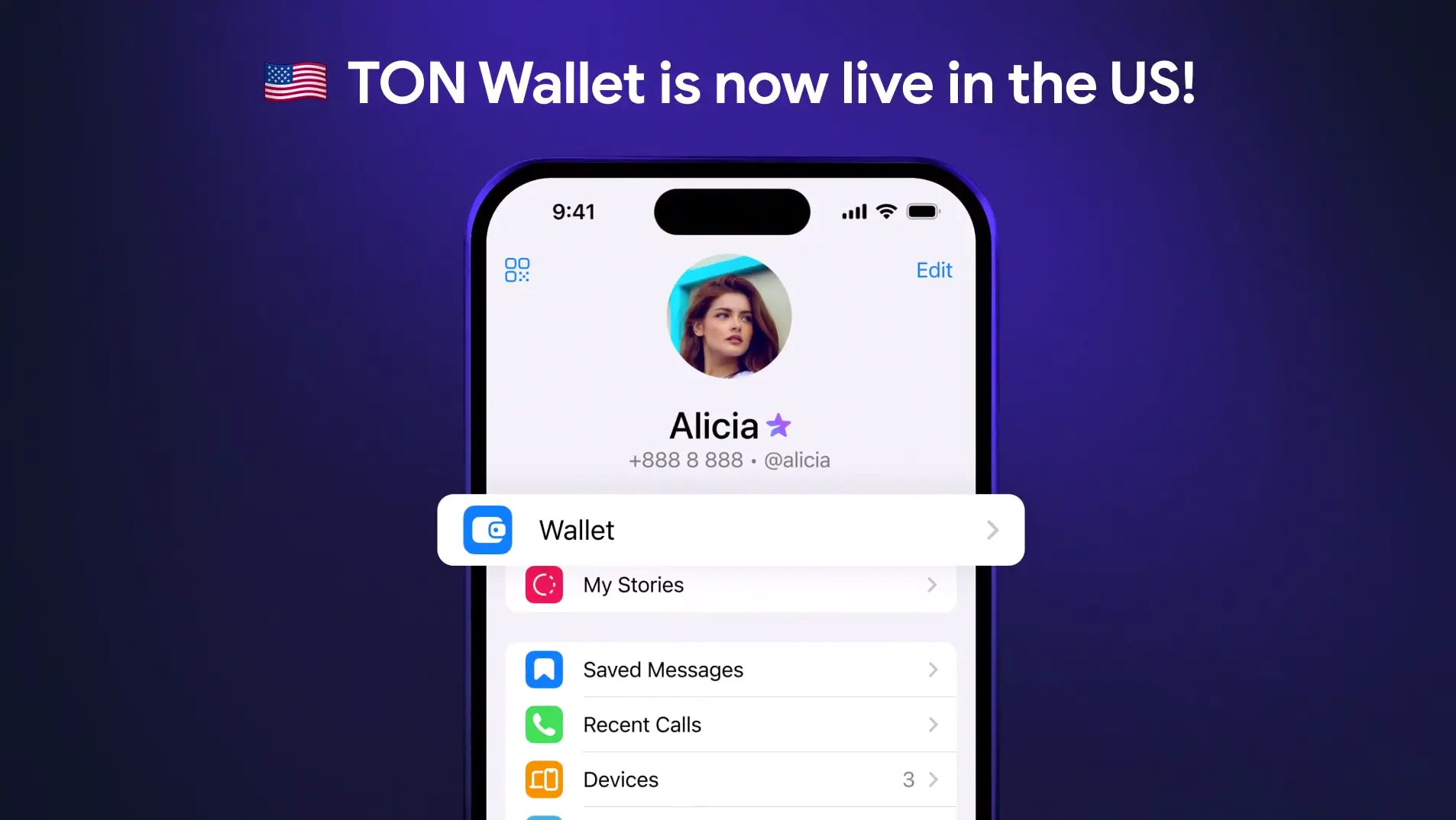 [2025.7.23]TON Wallet Launches for US Users Within Telegram App