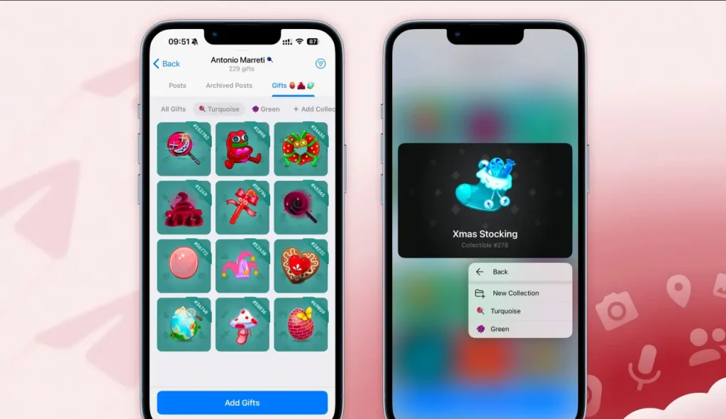 Telegram Introduces Gift Collections in v11.13.3