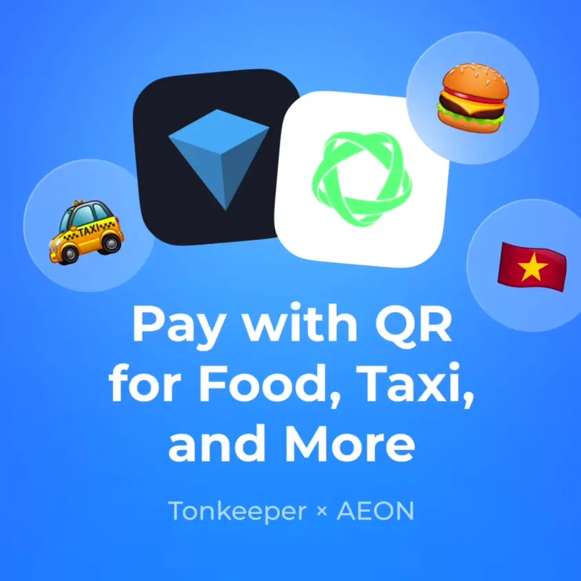 Tonkeeper & AEON Launch QR Crypto Payments in Vietnam