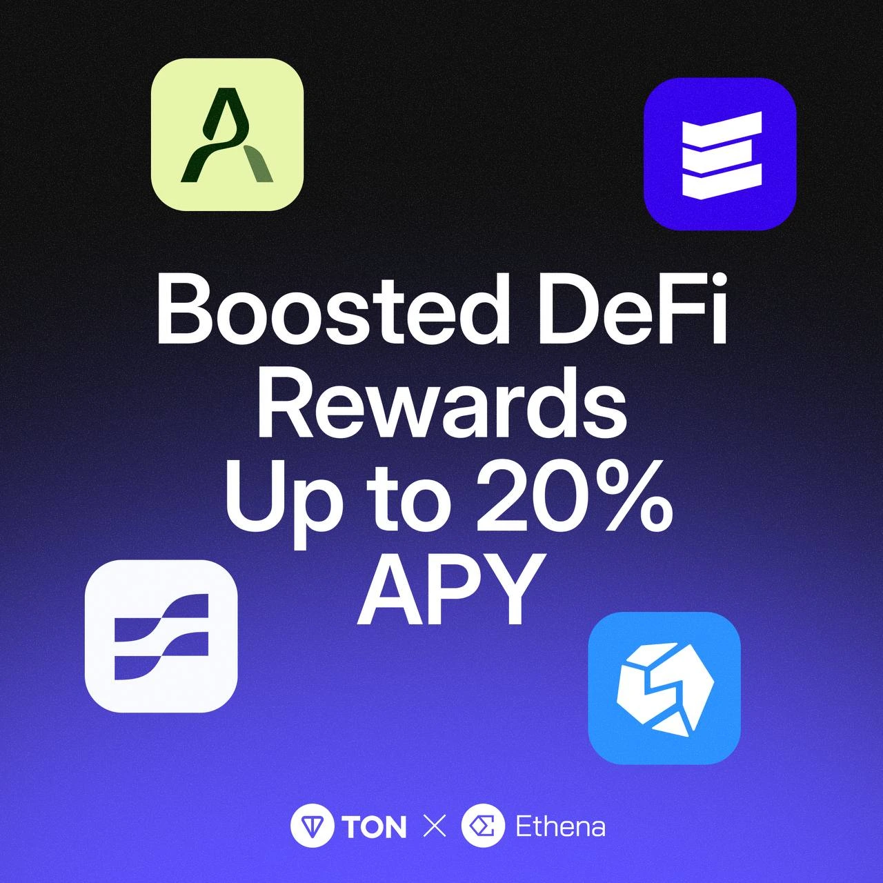 TON DeFi Launches Up to 20% APY USDe Boost Campaign
