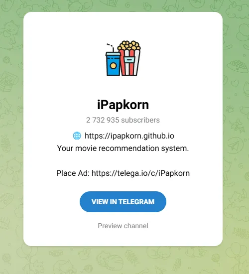 Telegram channels of Movie