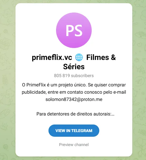 Telegram channels of Movie