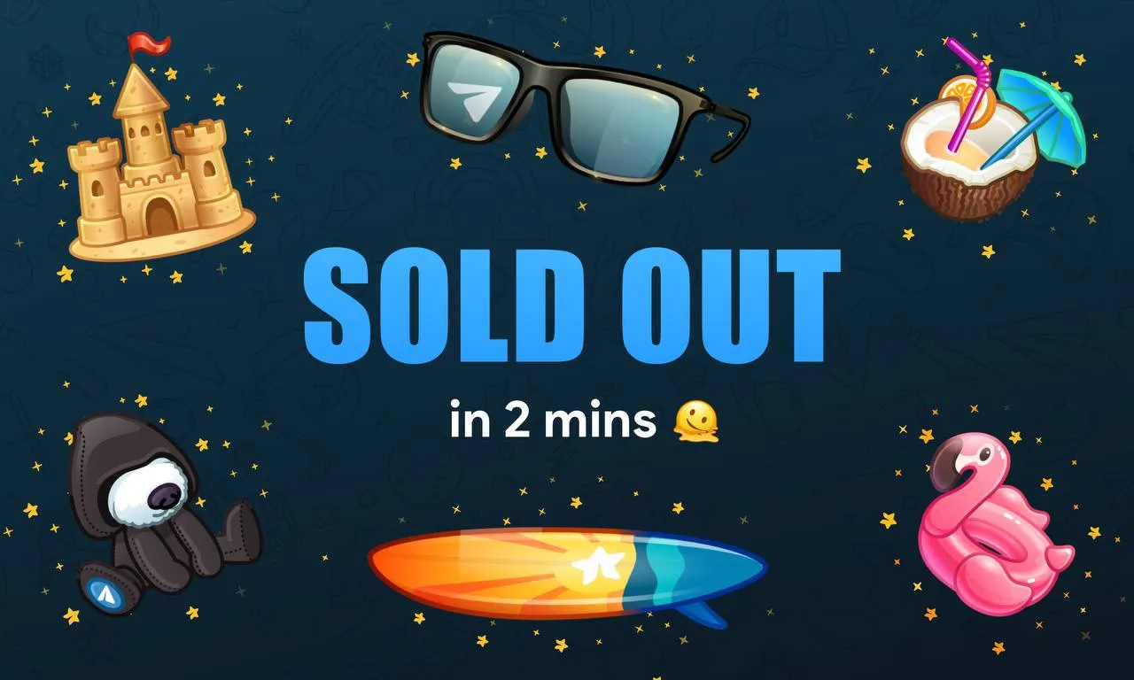 [2025.8.15]Telegram’s 12th Anniversary Gifts Sell Out in 3 Minutes Amid Bot Controversy