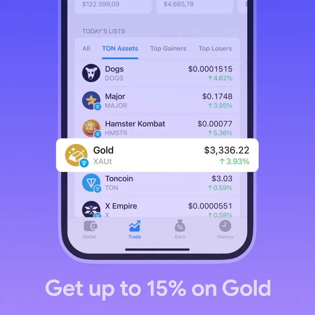 Wallet Launches 15% APY Gold Earn Campaign with Zero Purchase Fees