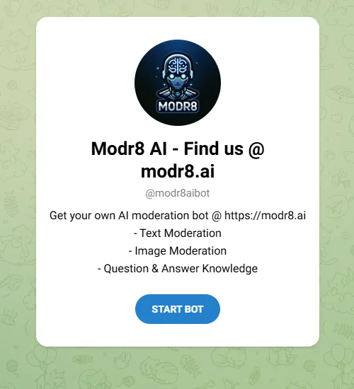 Telegram Bot of AI