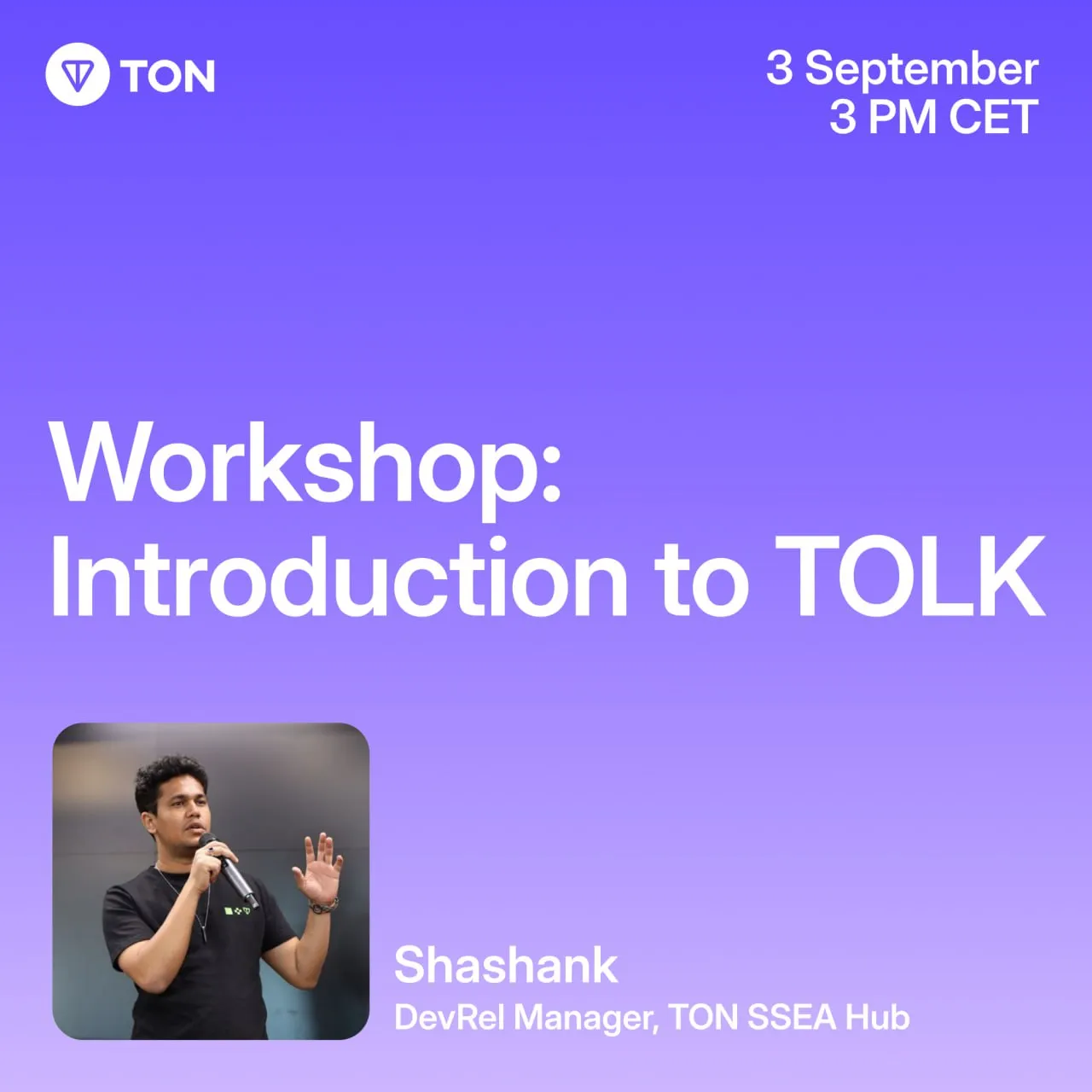TON Hosts Workshop: Introduction to TOLK