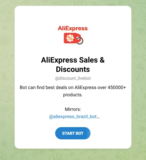 Telegram Bot of shopping