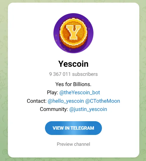 Telegram channels of Community
