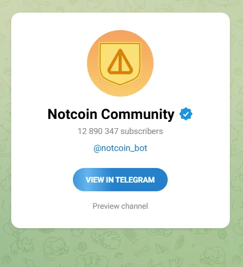 Telegram channels of Community