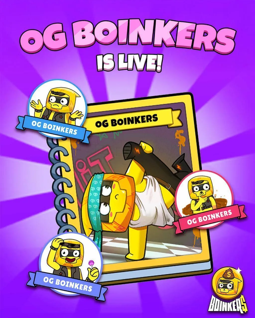 Boinkers Launches Exclusive In-Game Telegram Sticker Collection