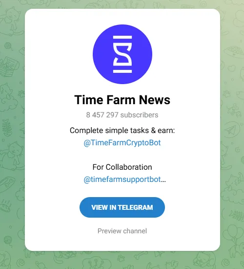 Telegram channels for web3