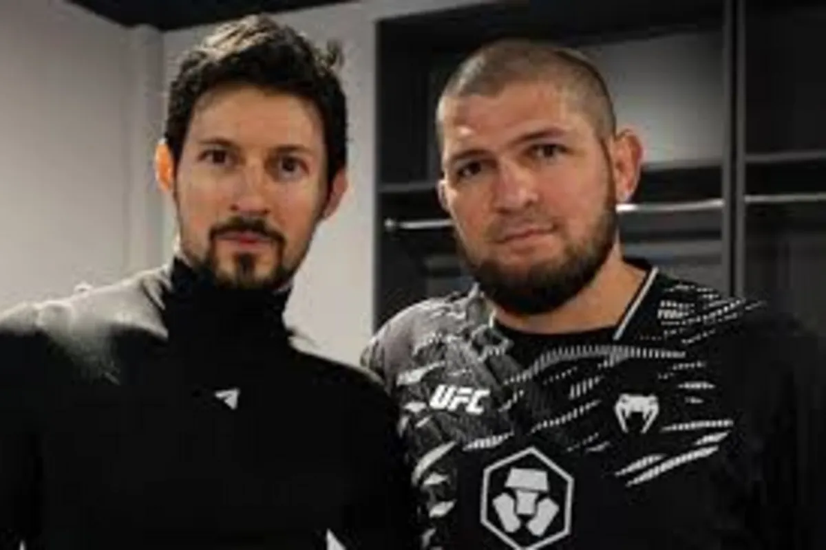 [2025.10.27] Telegram CEO Meets Khabib at UFC 321 in Abu Dhabi