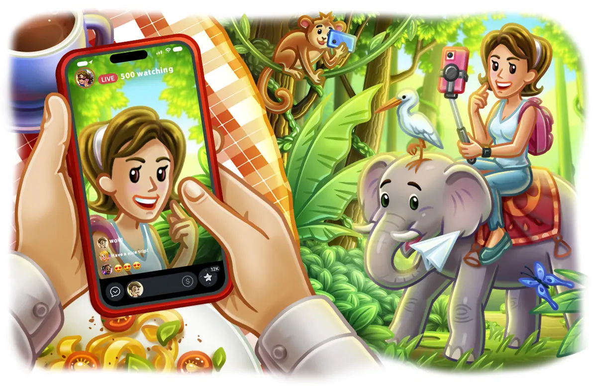 [2025.11.21] Telegram Adds Live Stories, Gift Auctions, and Improved Interface in Major Update