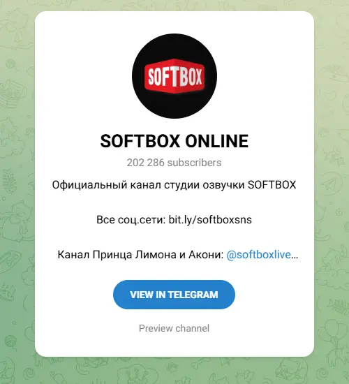 Russian telegram channels for movies