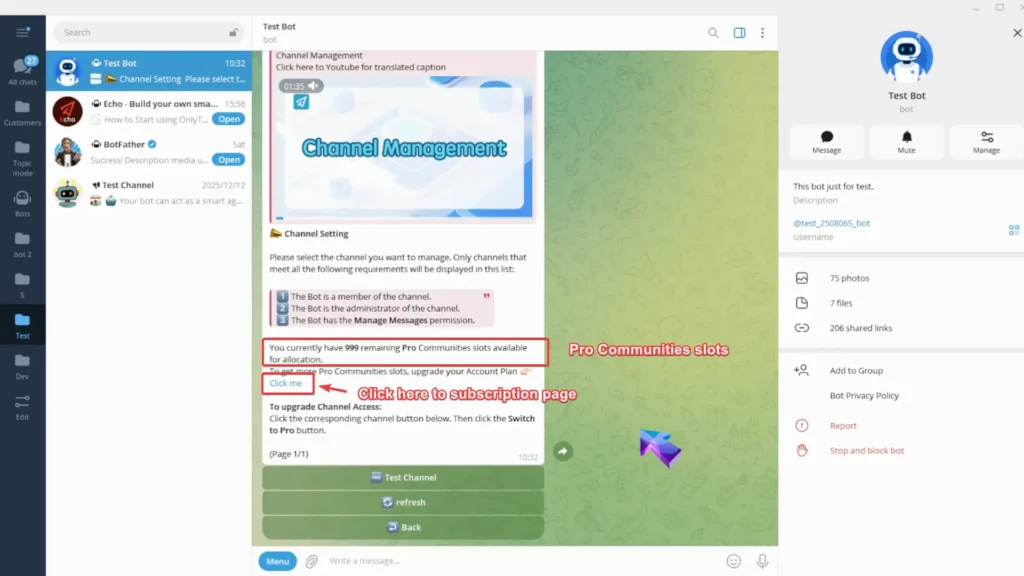 Pro Communities – Channel