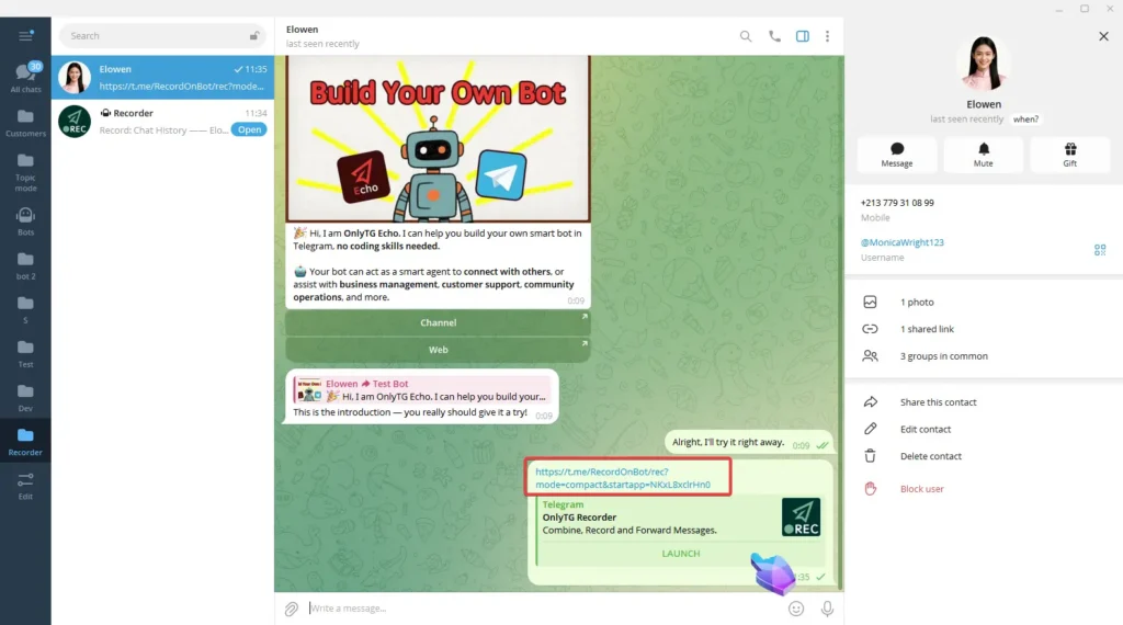 OnlyTG Recorder Help