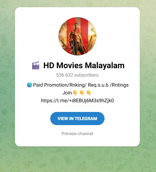 India telegram channels of movie