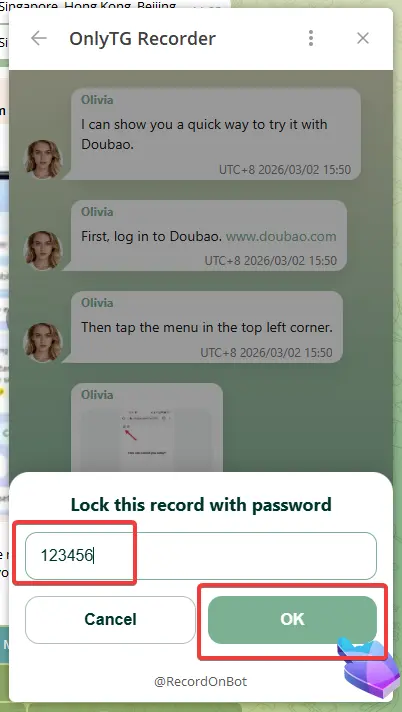 Lock Record