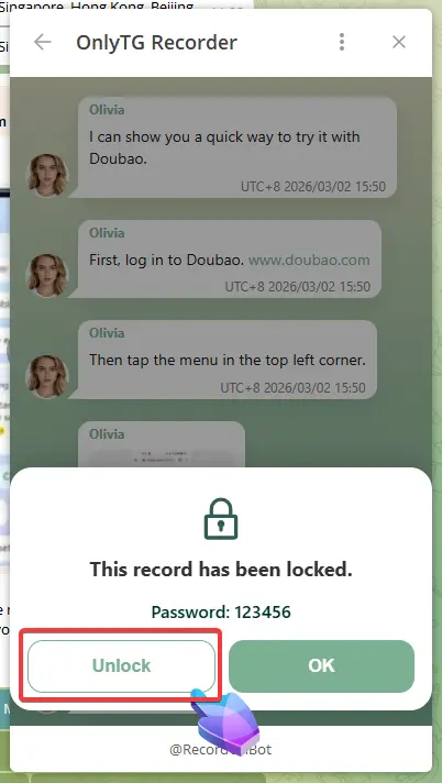 Lock Record